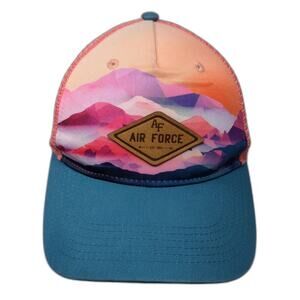Air Force Snapback Trucker Hat Multicolor One Size Adjustable Mesh Back Locale